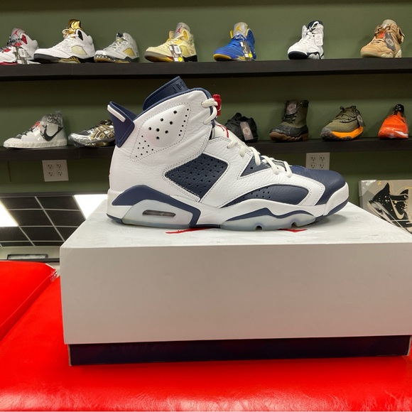 AIR JORDAN 6 RETRO OLYMPIC 2024 SZ 9.5 USED - Picture 1 of 10